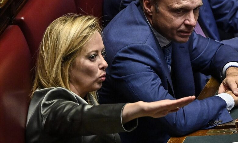 El gobierno italiano de la ultraderechista Giorgia Meloni