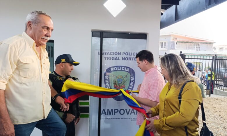 Alcalde Fuenmayor inauguró módulo policial Trigal Norte en Parque Francisco de Miranda
