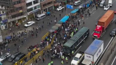 Transportistas de Perú en paro contra ola de extorsiones