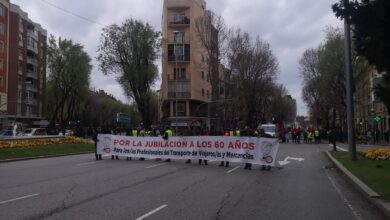 Conductores inician huelga general en España