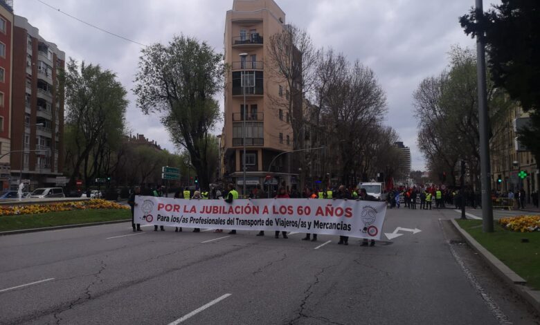 Conductores inician huelga general en España