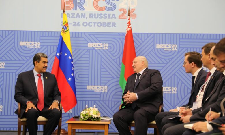Maduro y Lukashenko revisan relaciones bilaterales