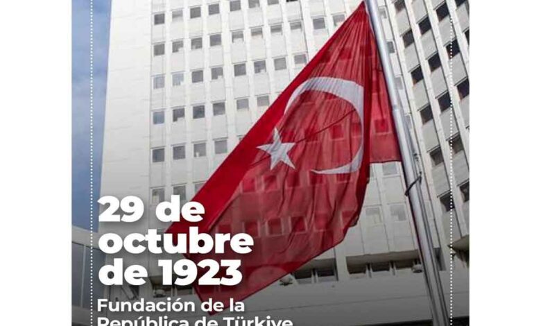 Venezuela celebra aniversario 101 de la fundación de Türkiye