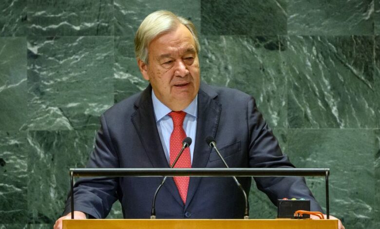 Israel declara 'persona non grata' al secretario general de la ONU