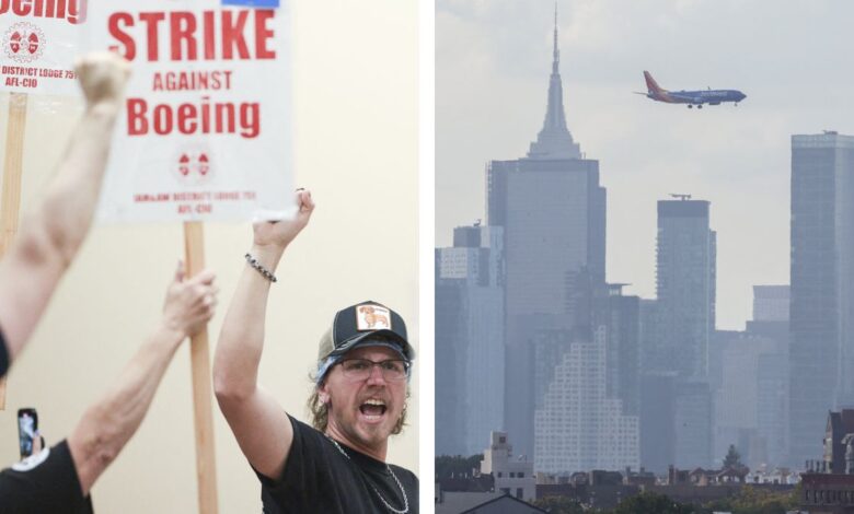 Unos 33 mil trabajadores de compañía estadounidense Boeing en huelga por ajuste salarial