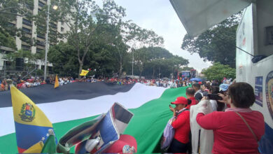 Venezuela marcha este sábado por el fin del genocidio en Palestina y el Líbano
