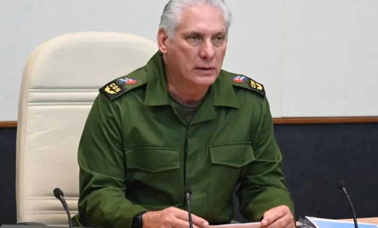 Cuba está viviendo una situación excepcional, afirma presidente Díaz-Canel