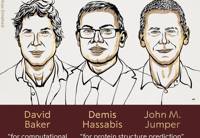 Nobel de Química premia revolución de la IA en el estudio de las proteínas