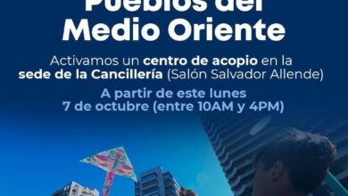 Cancillería venezolana activa centro de acopio en solidaridad con pueblos de Medio Oriente