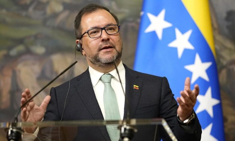 Venezuela rechaza injerencia del canciller Luis Murillo y del Congreso colombiano