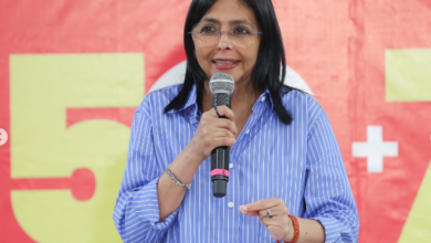 Vicepresidenta de Venezuela denunció acciones de sabotaje