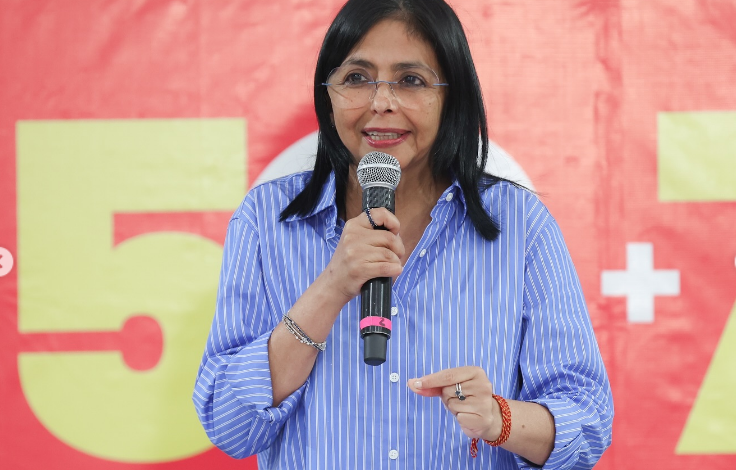 Vicepresidenta de Venezuela denunció acciones de sabotaje
