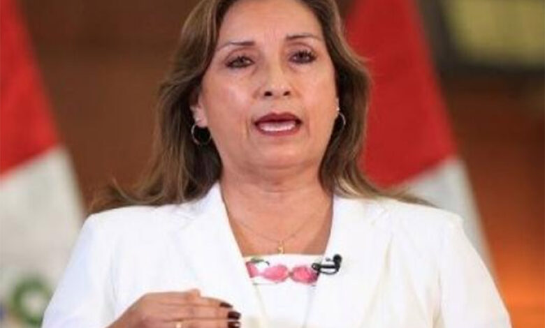 Presidenta de Perú cae a tres por ciento de aprobación ciudadana
