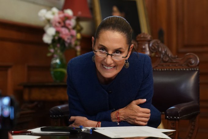 Sheinbaum califica como "muy cordial" su primera llamada con Trump