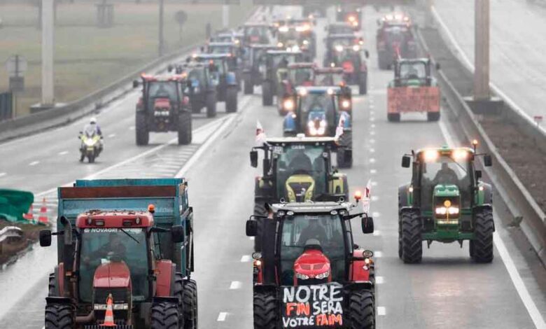 Agricultores franceses anuncian nuevas protestas en rechazo a acuerdos UE-Mercosur