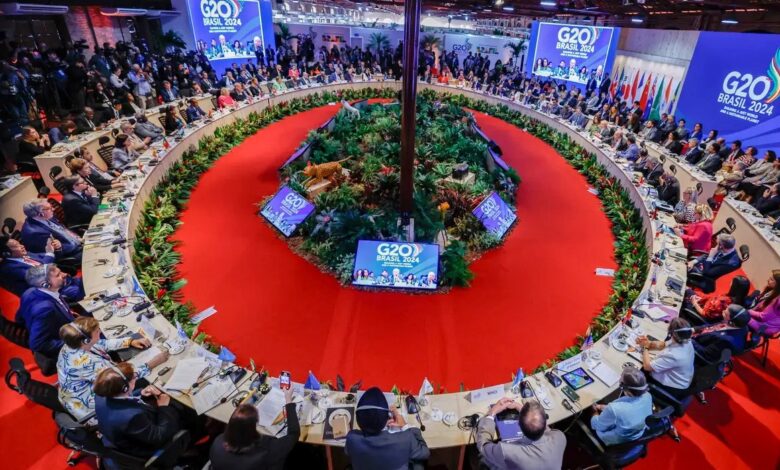 Cumbre del G20 inicia en Brasil