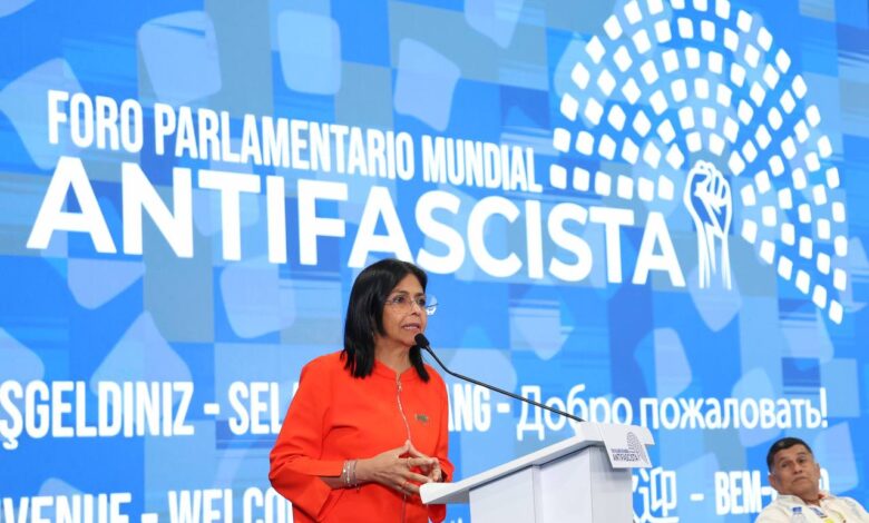 Delcy Rodríguez: Sanciones tienen como política apoderarse de los recursos energéticos