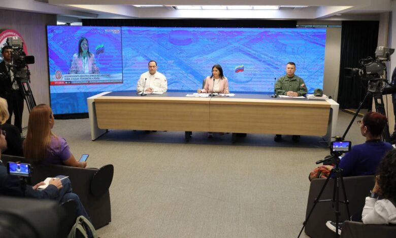Rodríguez: Ataques terroristas a PDVSA buscan dañar la economía nacional