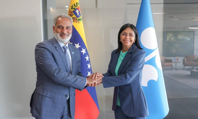 Venezuela respalda renovación de mandato de Al Ghais frente a la Opep