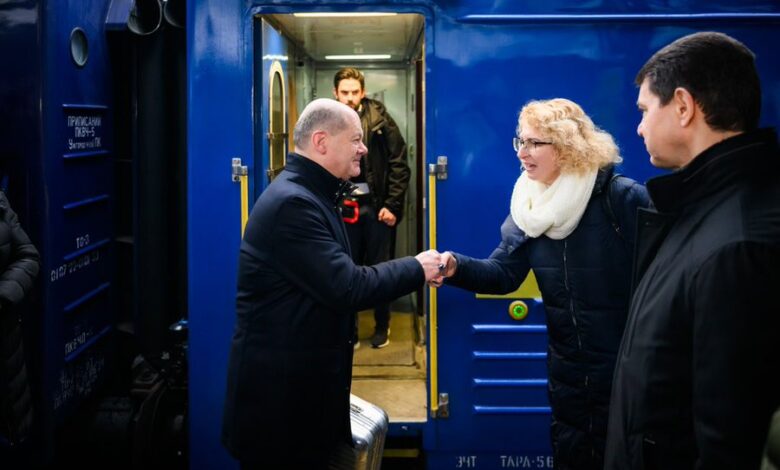 Scholz llega a Kiev para reafirmar su apoyo a Ucrania