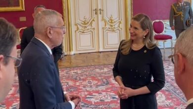 Embajadora Claudia Salerno Caldera presentó cartas credenciales en Austria