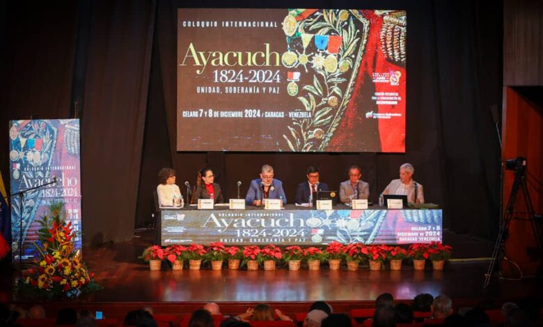 Coloquio Internacional Ayacucho llama a la unidad