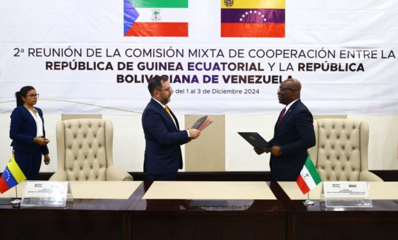 Venezuela y Guinea Ecuatorial rubricaron 29 acuerdos de cooperación