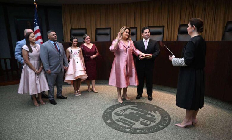Jennifer González jura como nueva gobernadora de Puerto Rico