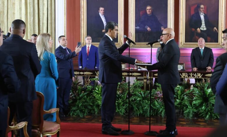 Maduro juró ante la AN para un nuevo período presidencial de «paz, prosperidad y nueva democracia»