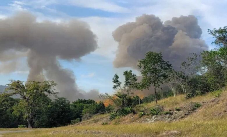13 desaparecidos tras explosiones en almacén militar en Cuba