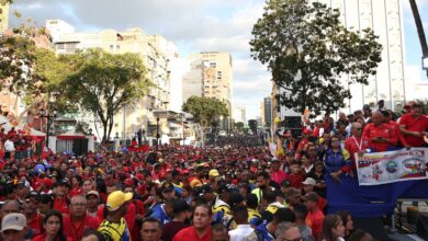 Pueblo revolucionario se moviliza por la Paz y Alegría