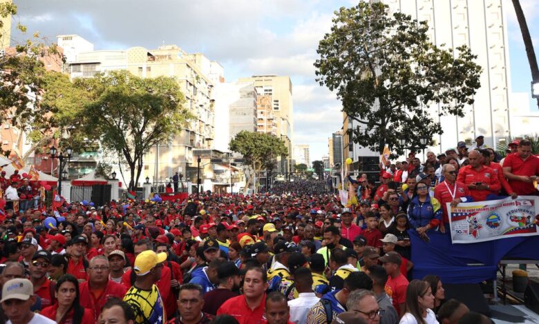 Pueblo revolucionario se moviliza por la Paz y Alegría