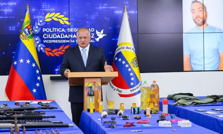 Gobierno venezolano desmantela nuevo plan terrorista