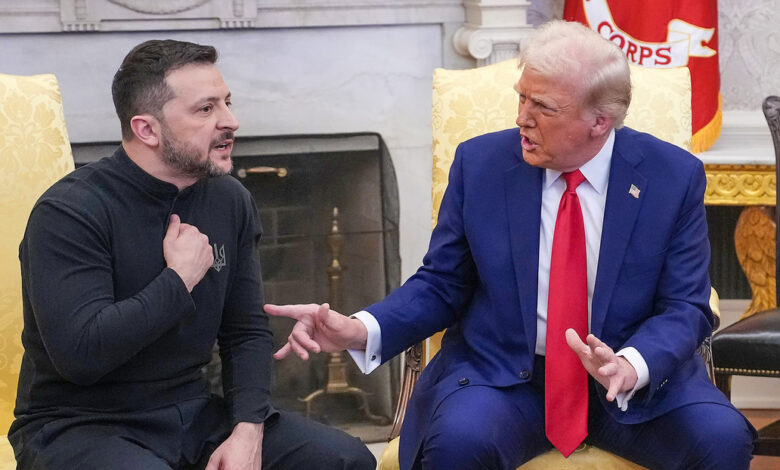 Trump arremete contra Zelenski: "Usted está jugando con la Tercera Guerra Mundial"