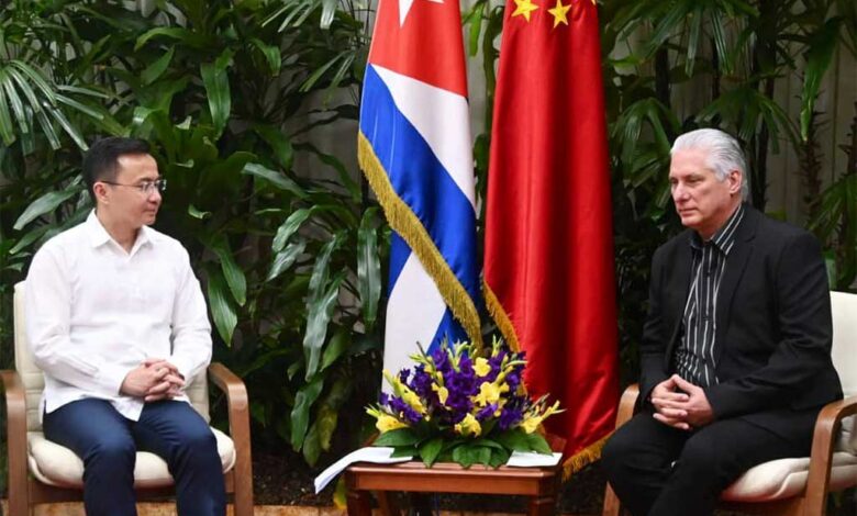 Cuba agradece colaboración de China en sectores económicos claves