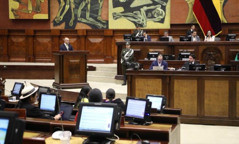 Parlamento de Ecuador da luz verde a entrada de fuerzas extranjeras