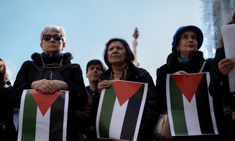 Protestas en España contra el genocidio en Gaza