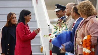 Delcy Rodríguez arriba a la India para participar en semana de la energía