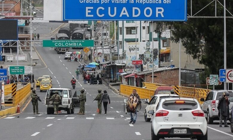 Gobierno de Ecuador ordena cierre de fronteras terrestres durante elecciones