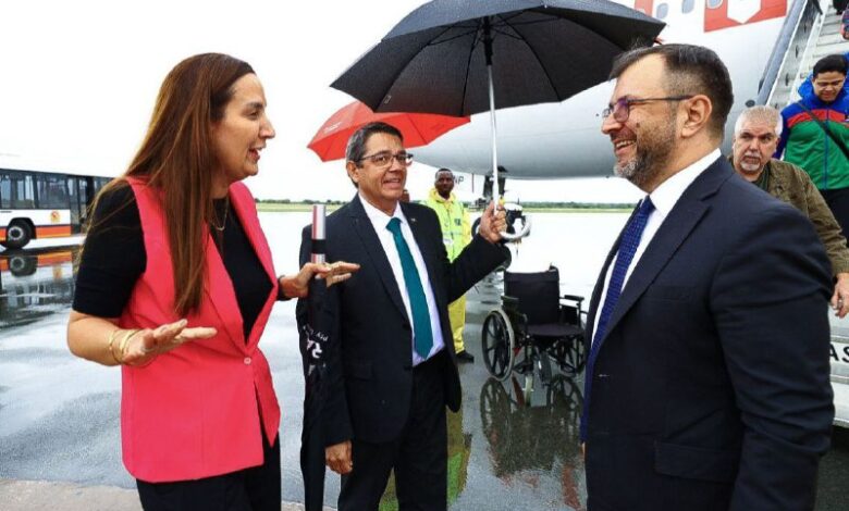 Canciller de Venezuela arribó a Namibia en visita de trabajo