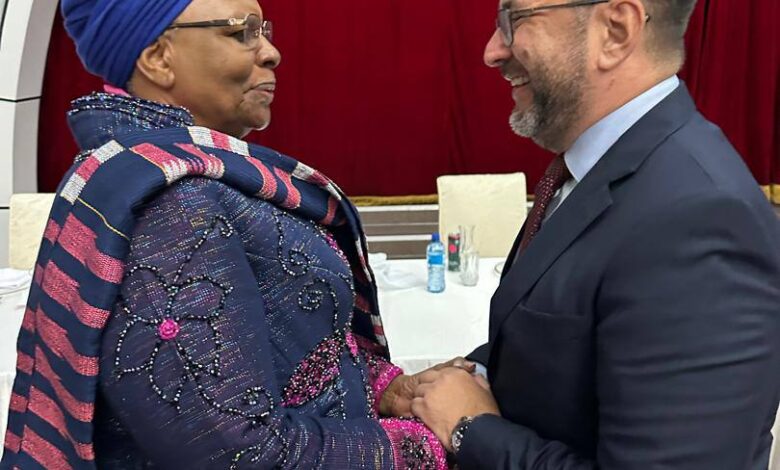 Canciller Yván Gil se reúne con presidenta de Namibia