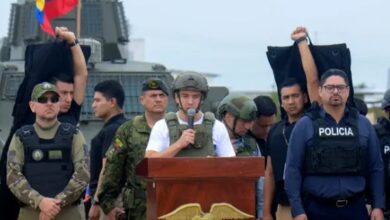 Daniel Noboa quiere ayuda militar de EEUU, Europa y Brasil para combatir violencia
