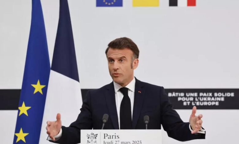 Macron anuncia envío de una misión francobritánica a Ucrania