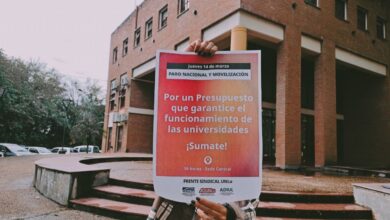 Argentina || Frente universitario realizará paro de 48 horas