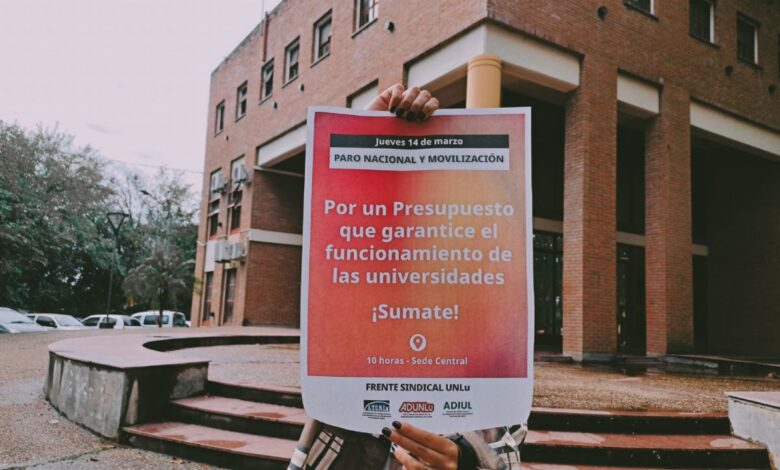 Argentina || Frente universitario realizará paro de 48 horas