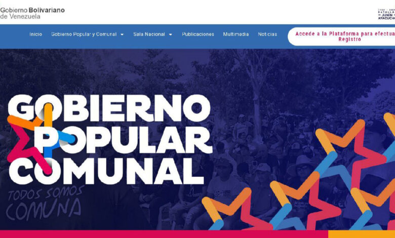 Venezuela cuenta con plataforma de registro del Gobierno Popular