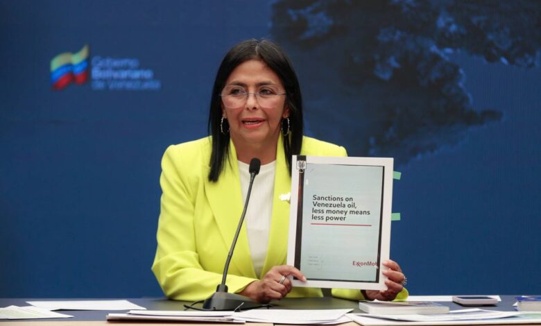 Venezuela acusa a ExxonMobil de financiar lobby para promover sanciones y desestabilización