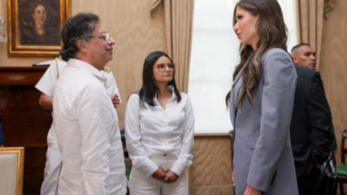 Presidente de Colombia recibió a secretaria de Seguridad de EEUU