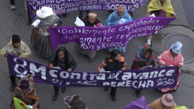 Bolivia| Miles de mujeres marchan por sus derechos y en apoyo a Palestina