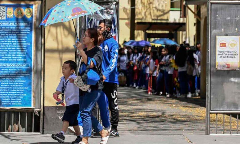 Filipinas suspende clases por calor extremo